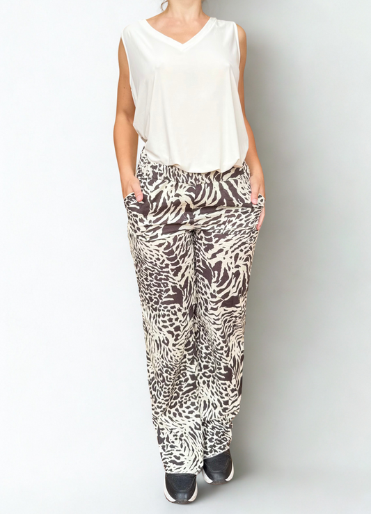 OUTFIT CAMICETTA CHARLOTTE BIANCA E PANTALONE ISABELLA